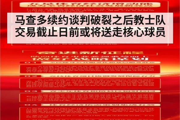 马查多续约谈判破裂之后教士队交易截止日前或将送走核心球员